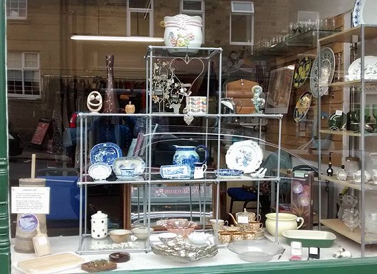 The shop window