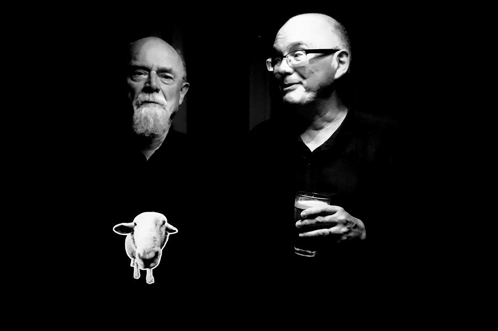 John Quaill with Simon Fell (left)