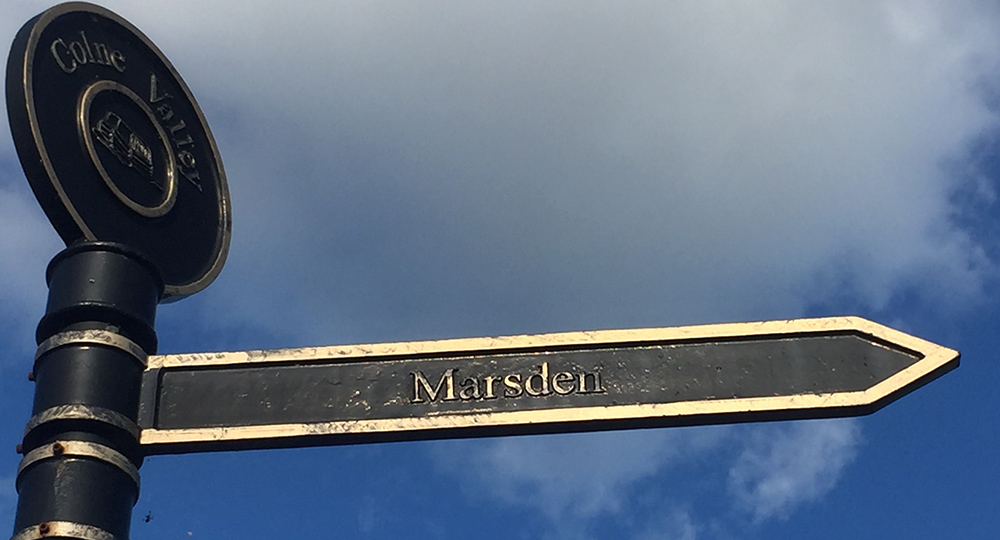 Marsden signpost